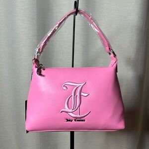 Juicy Couture UK Exclusive Beverly Small Hobo Pink Handbag NWT